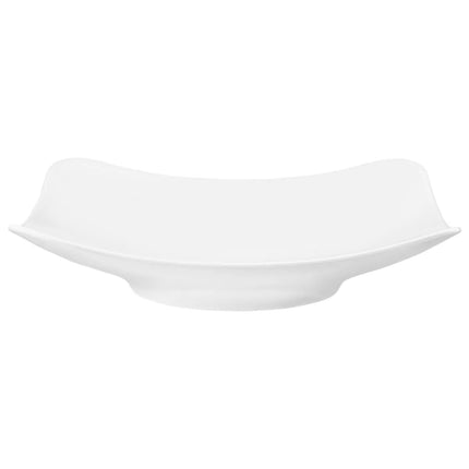 (4 pieces) SELTMANN WEIDEN | Porcelain Square Coupe Bowl – 260×260 mm - White
