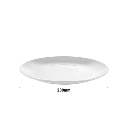 (4 pieces) – WMF | AVA – Flat Coupe Plate – Ø 230 mm