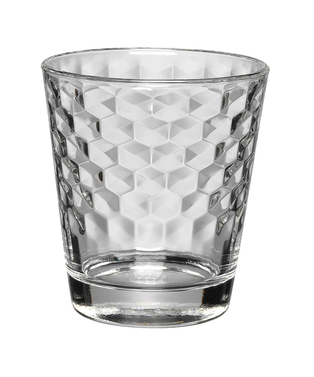 (4 pieces) WMF | Tumbler - Honeycomb Design - 230 ml - uncalibrated