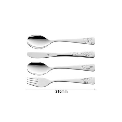 (4 pieces) ZWILLING | Children's Cutlery Set – 18/10 stainless steel - Teddy motif