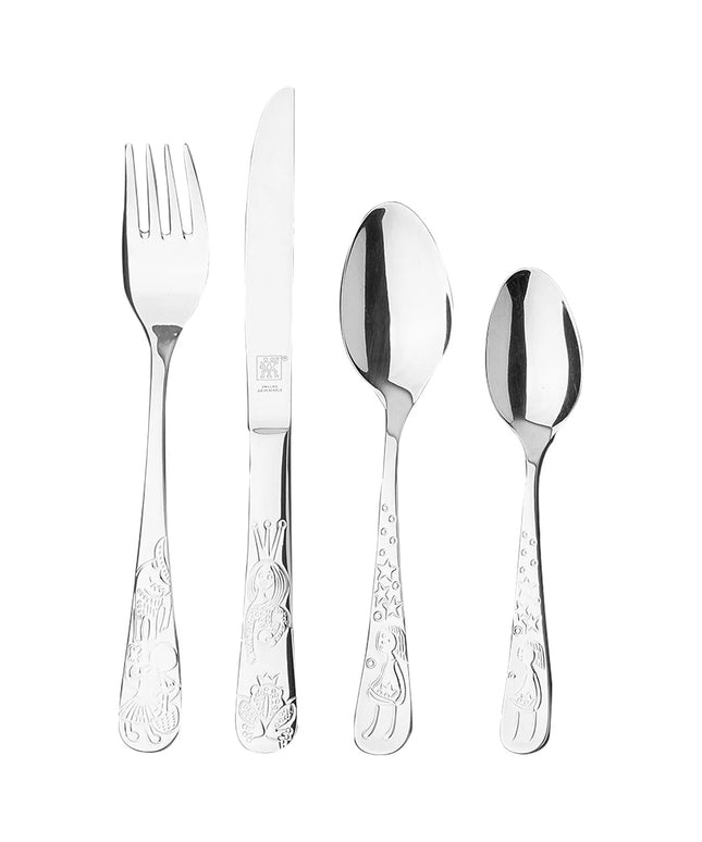 (4 pieces) ZWILLING | Children’s Cutlery Set – Stainless Steel - Grimm’s Fairy Tales - Age 3+