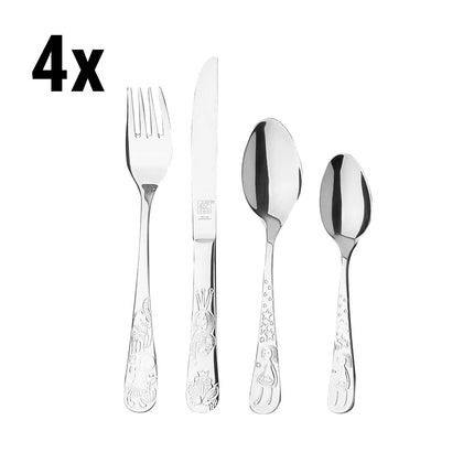 (4 pieces) ZWILLING | Children’s Cutlery Set – Stainless Steel - Grimm’s Fairy Tales - Age 3+