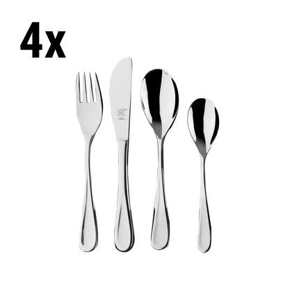 (4 pieces) ZWILLING | FILOU Children's Cutlery Set – Stainless Steel - Rounded Edges - Age 3+