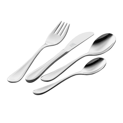 (4 pieces) ZWILLING | FILOU Children's Cutlery Set – Stainless Steel - Rounded Edges - Age 3+