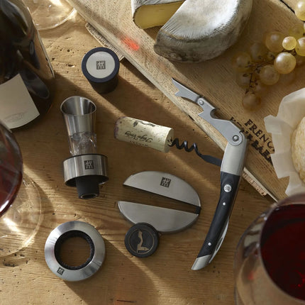 (4 pieces) ZWILLING | Sommelier Corkscrew & Wine Opener Set – Stainless Steel - Gift Box