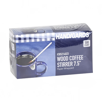 Que Khuấy Cà Phê Có Bọc Đầu Tròn Handgards 305214023 Gỗ 19 cm