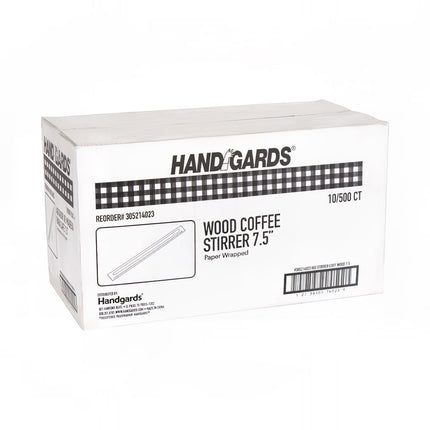 Que Khuấy Cà Phê Có Bọc Đầu Tròn Handgards 305214023 Gỗ 19 cm