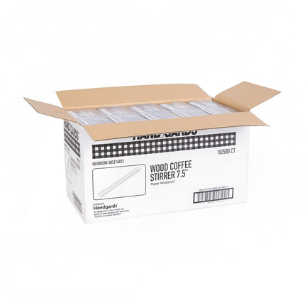 Que Khuấy Cà Phê Có Bọc Đầu Tròn Handgards 305214023 Gỗ 19 cm