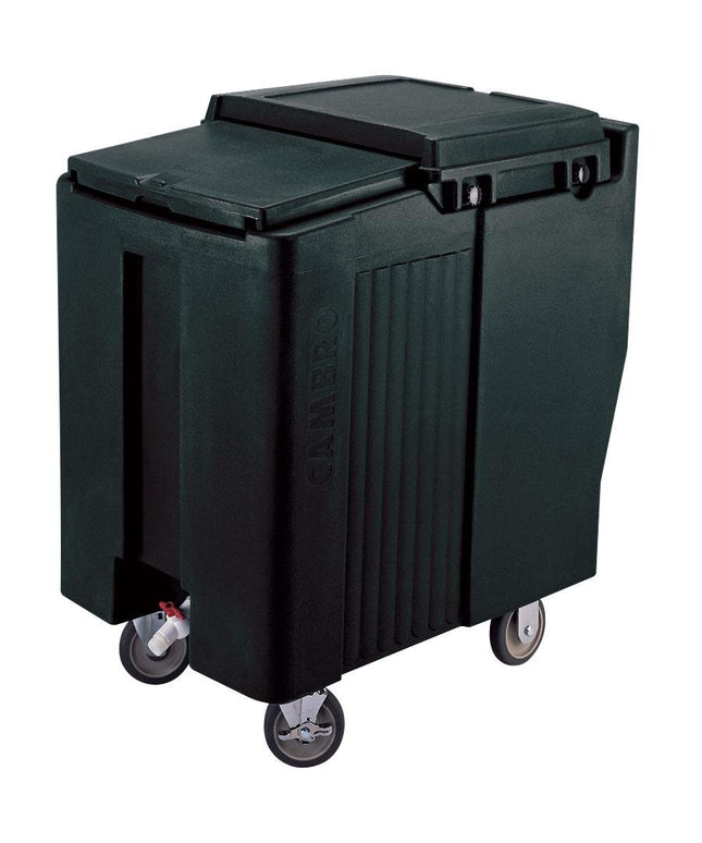 Thùng đá di động Cambro ICS175T SlidingLid màu đen 79 kg bản cao