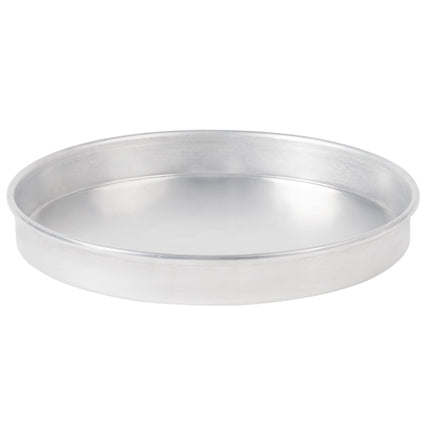 Khay pizza nhôm thành thẳng American Metalcraft A4008 20 x 2,5 cm trọng lượng tiêu chuẩn