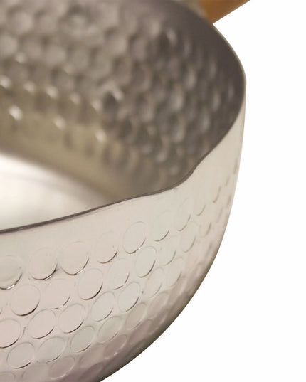 Chảo Sốt Thunder Group ALSP004 22.9 cm Tròn Tay Gỗ Nhôm