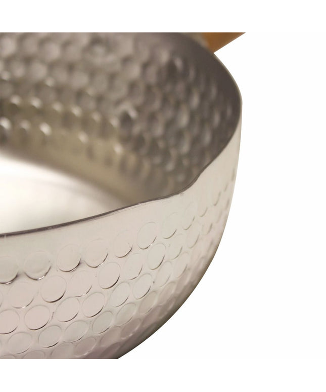 Chảo Sốt Thunder Group ALSP004 22.9 cm Tròn Tay Gỗ Nhôm