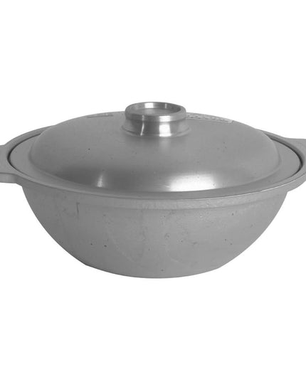 Chảo Wok Nhôm Thunder Group CETW005 25.4 cm Có Nắp