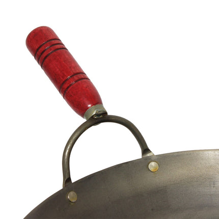 Chảo Wok Thunder Group IRWC007 40.6 cm Gang Tay Cầm Tán Đinh