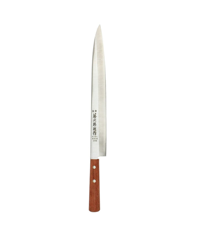 Thunder Group JAS014300 Dao Sashimi 30.5 cm Cán Gỗ, Thép Không Gỉ