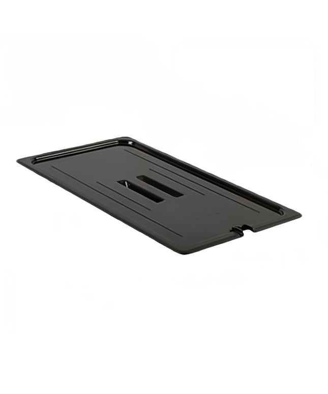 Nắp Khay Thực Phẩm Có Rãnh Thunder Group PLPA7000CSBK Cỡ Đầy Đủ - Polycarbonate, Đen