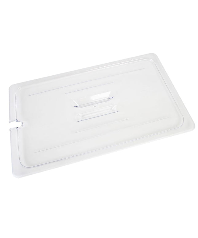 Nắp Khay Thực Phẩm Thunder Group PLPA7120CS Cỡ Nửa Có Rãnh - Polycarbonate, Trong Suốt