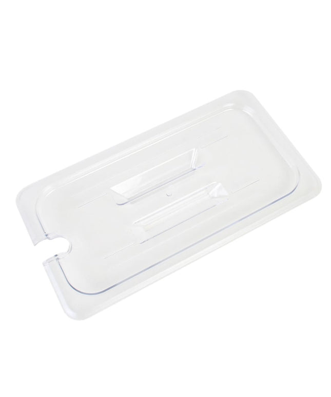 Nắp Khay Đựng Thức Ăn Có Rãnh Thunder Group PLPA7130CS Cỡ 1/3 - Polycarbonate, Trong Suốt