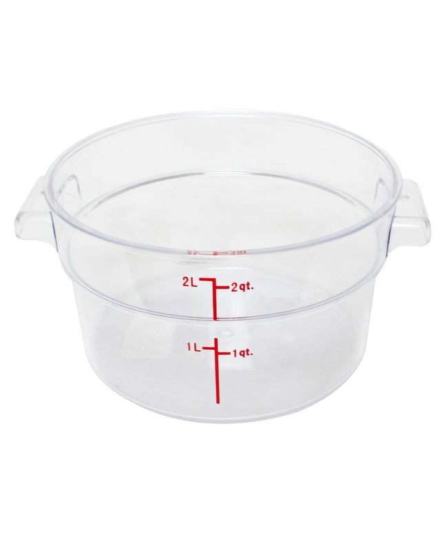 Hộp Đựng Thực Phẩm Tròn Thunder Group PLRFT302PC 1.9 l - Polycarbonate, Trong Suốt