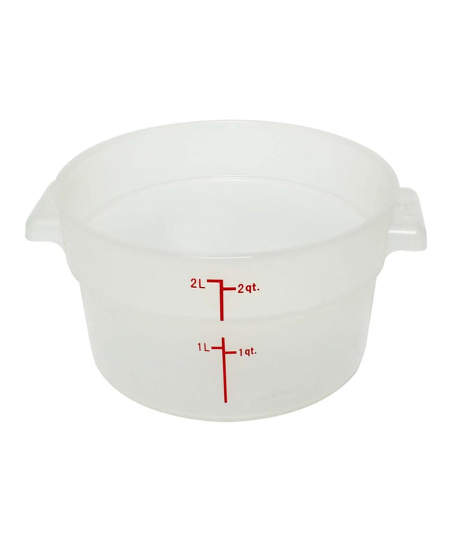 Thunder Group PLRFT302TL Hộp Đựng Thực Phẩm Tròn 1.9 lít - Polypropylene, Trong Mờ