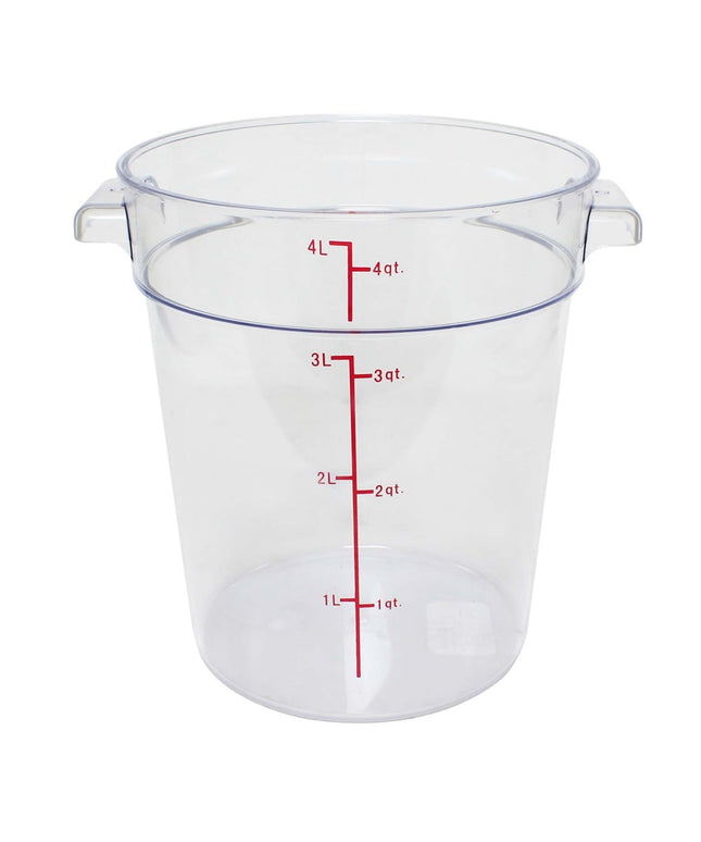 Hộp Đựng Thực Phẩm Tròn Thunder Group PLRFT304PC 3.8 Lít - Polycarbonate, Trong Suốt