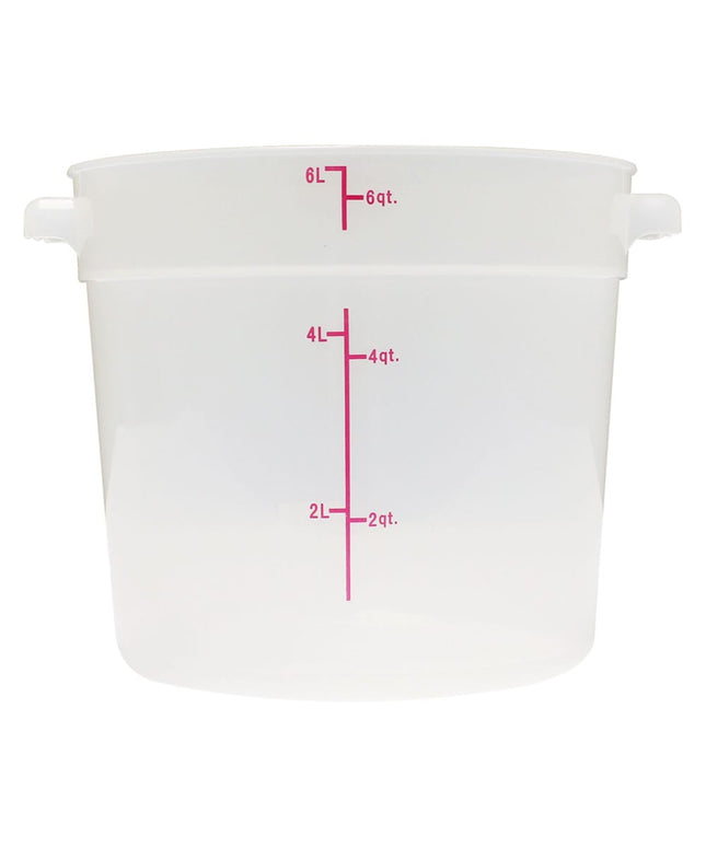 Thunder Group PLRFT306TL Hộp Đựng Thực Phẩm Tròn 5.7 lít - Nhựa Polypropylene, Trong Mờ