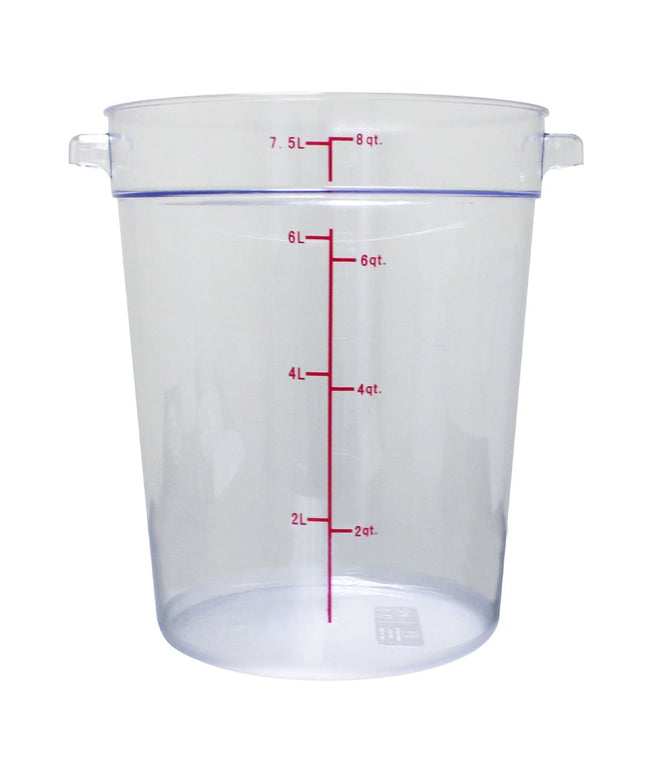 Hộp Đựng Thực Phẩm Tròn Thunder Group PLRFT308PC 7.6 lít - Polycarbonate, Trong Suốt