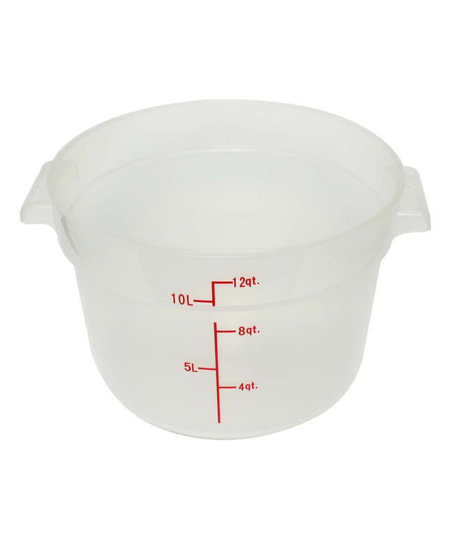 Thunder Group PLRFT312TL Hộp Đựng Thực Phẩm Tròn 11.4 lít - Polypropylene, Trong Mờ