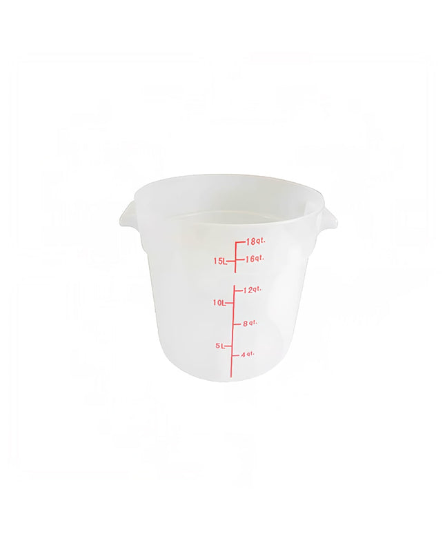 Hộp Đựng Thực Phẩm Tròn Thunder Group PLRFT318TL 17 lít - Polypropylene, Trong Mờ