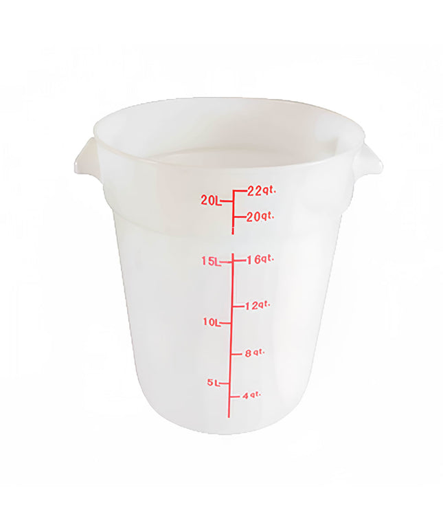 Hộp Đựng Thực Phẩm Tròn Thunder Group PLRFT322PP 20.8 lít - Polypropylene, Trắng