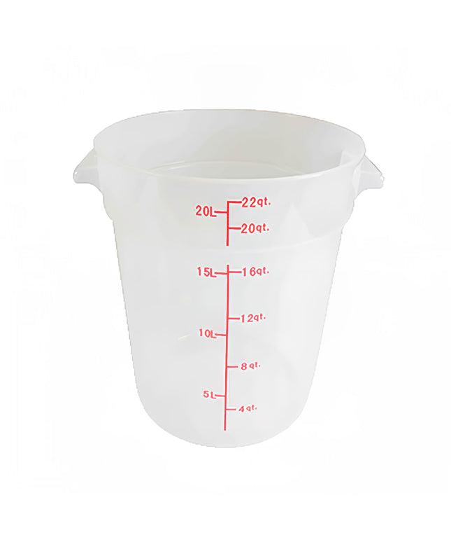 Hộp Đựng Thực Phẩm Tròn Thunder Group PLRFT322TL 20.8 lít - Polypropylene, Trong Mờ