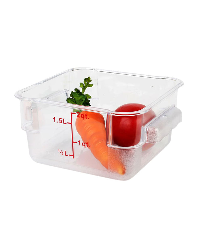 Thunder Group PLSFT002PC Hộp Đựng Thực Phẩm Vuông 1.9 lít - Trong Suốt