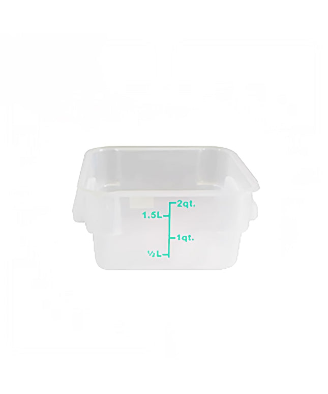 Thunder Group PLSFT002TL Hộp Đựng Thực Phẩm Vuông 1.9 l - Polypropylene, Trong Mờ