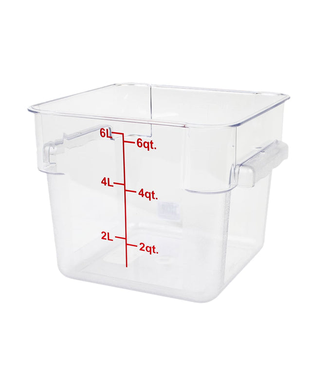 Thunder Group PLSFT006PC Hộp Đựng Thực Phẩm Vuông 5.7 lít - Trong Suốt