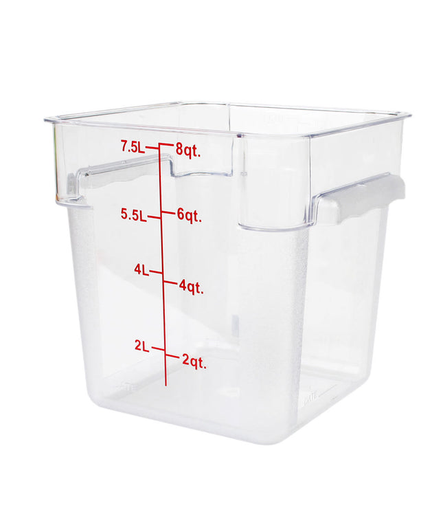 Thunder Group PLSFT008PC Hộp Đựng Thực Phẩm Vuông 7.6 lít - Trong Suốt