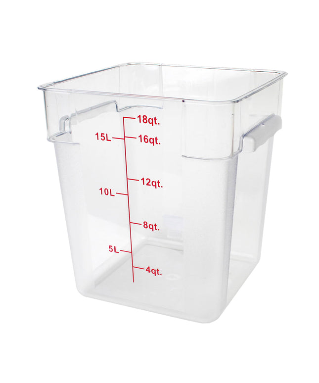 Thunder Group PLSFT018PC Hộp Đựng Thực Phẩm Vuông 17 lít - Trong Suốt
