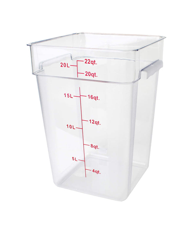 Thunder Group PLSFT022PC Hộp Đựng Thực Phẩm Vuông 20.8 lít - Trong Suốt