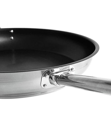 Chảo Rán Thunder Group SLSFP4114 35.6 cm Thép Không Gỉ Chống Dính Tay Cầm Kim Loại Rỗng