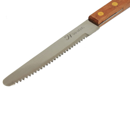 Dao Steak Thunder Group SLSK016 21 cm Cán Gỗ Thép Không Gỉ
