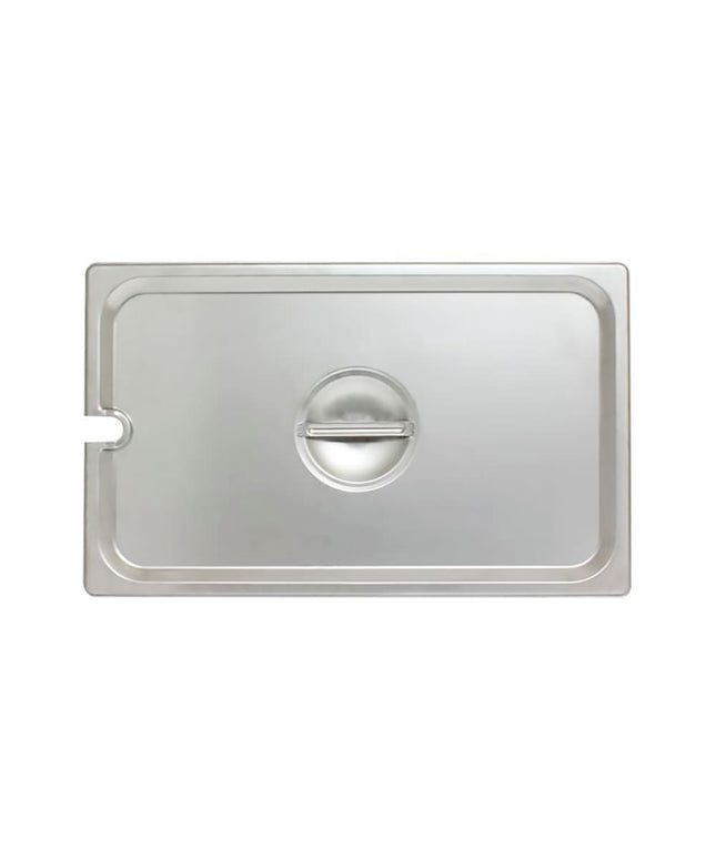 Nắp Khay Hấp Thunder Group STPA5000CS Kích Thước Đầy Đủ - Có Rãnh, Thép Không Gỉ