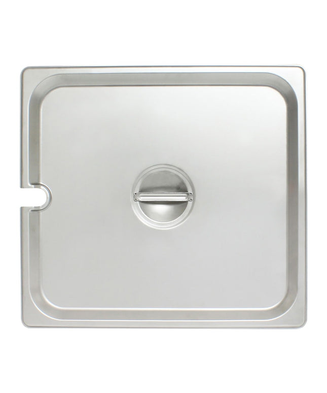 Nắp Khay Hấp Thunder Group STPA5230CS Cỡ Hai Phần Ba - Có Rãnh, Thép Không Gỉ