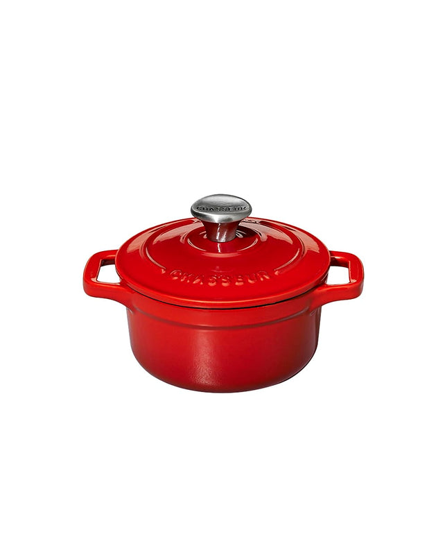 Khay Nướng Gang Tráng Men Chasseur FN424 591 ml 17 x 12.1 cm Đỏ Ruby