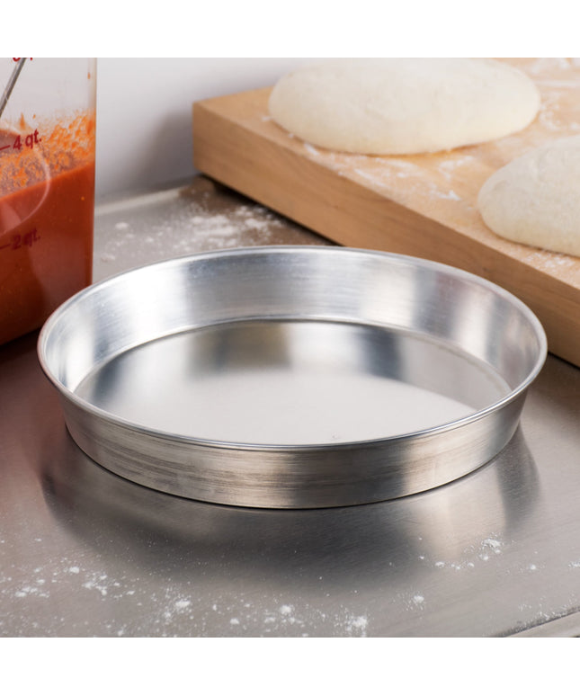 Khay pizza nhôm vát / xếp chồng American Metalcraft A90101.5 25 x 3,8 cm trọng lượng nặng