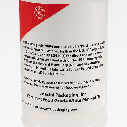 Dầu Khoáng Thực Phẩm Coastal Packaging 946 ml - (12) Chai (030555880055)