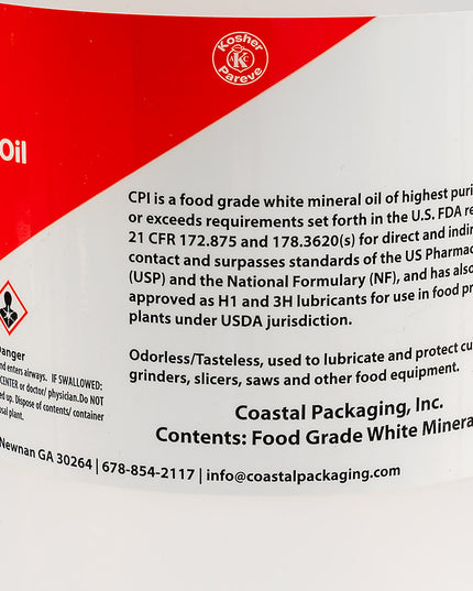 Dầu Khoáng Thực Phẩm Coastal Packaging 3.8 l - (4) Chai (030555880062)