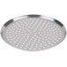Khay pizza nhôm dày đục lỗ có cắt American Metalcraft CAR16P 41 cm