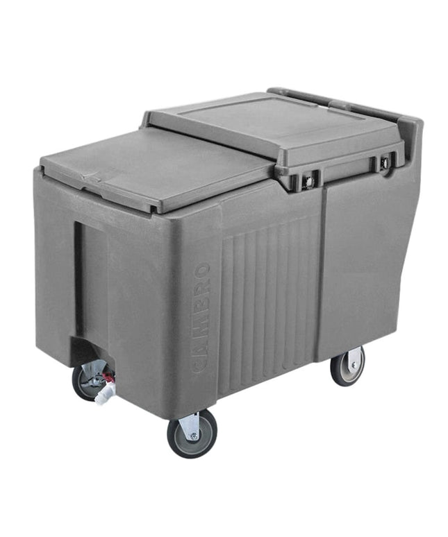 Thùng đá di động nắp trượt Cambro ICS175L191 SlidingLid màu xám granite - sức chứa 79 kg
