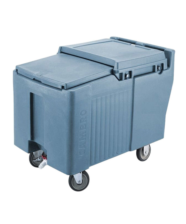 Thùng đá di động Cambro ICS175L401 SlidingLid™ Slate xanh dương Mobile thùng đá - 79,4 kg Capacity