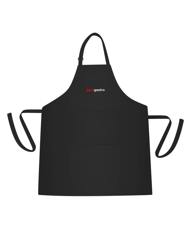 (5 pcs) Bistro Apron - Black - with GGM Gastro logo - W x H: 67x84cm