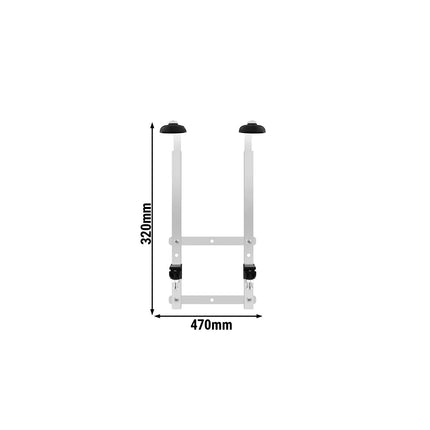 (5 pieces) FUCHS | Wall holder for 2 bottles - 0.7 to 1 liter